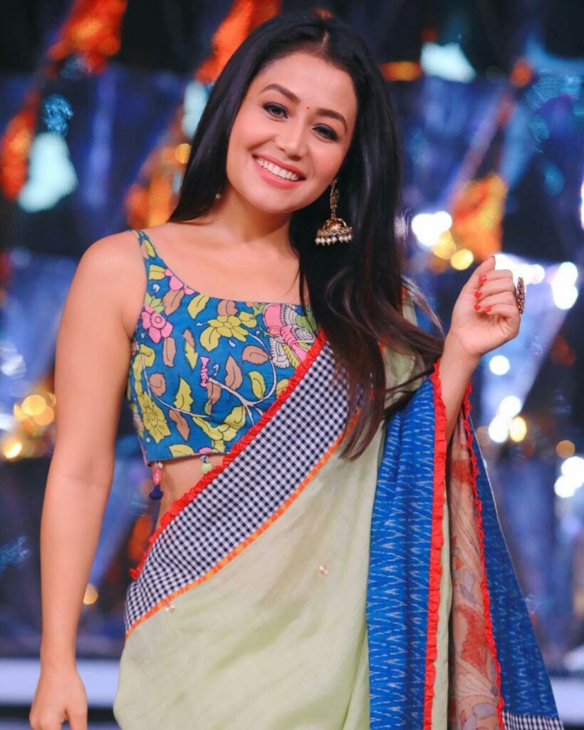 Neha kakkar in Saree